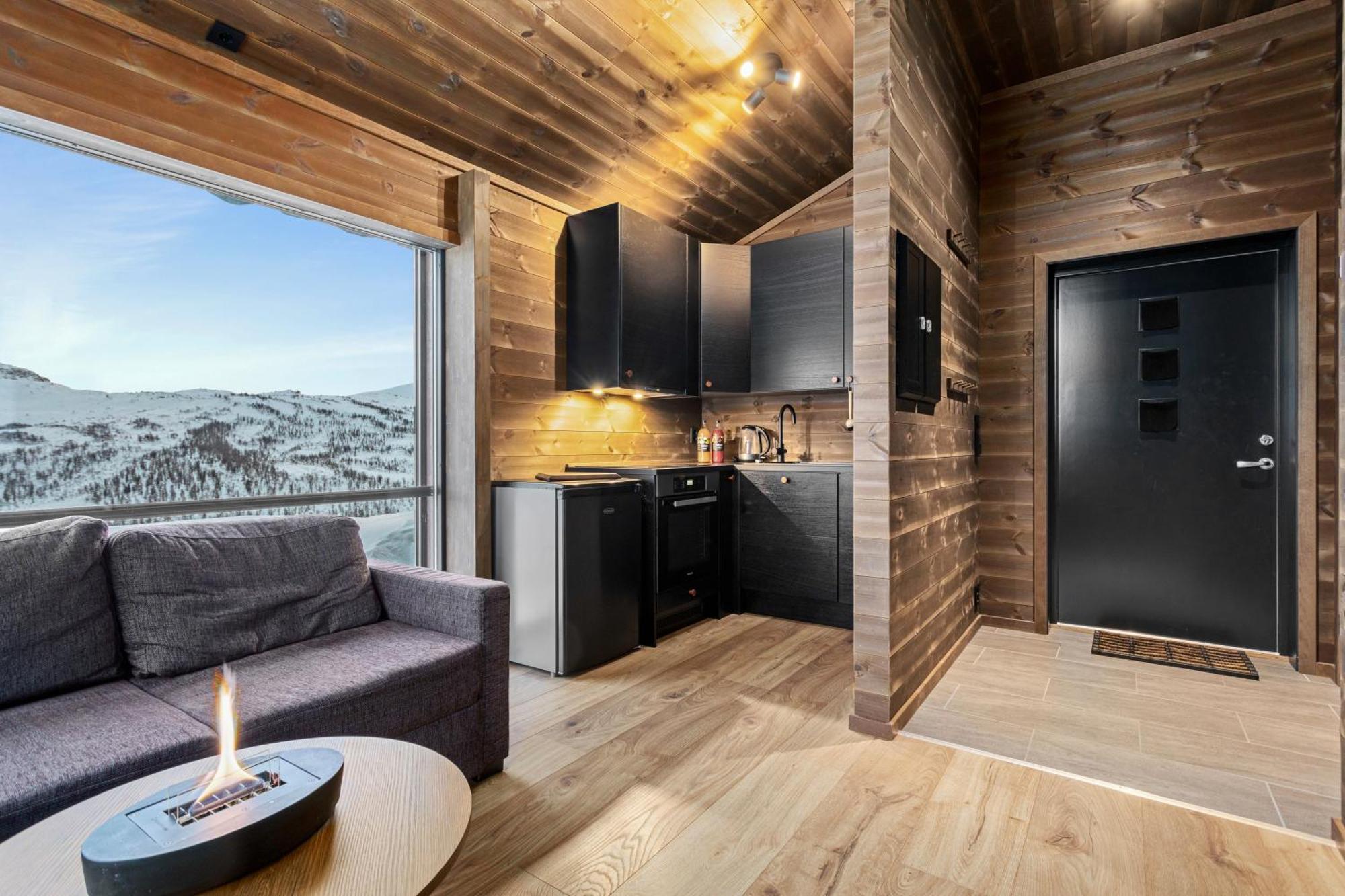 Exclusive Mountain Cabin With Spectacular Views At The Top Of Hodlekve With Possibility Of Extra Unit 송달 외부 사진